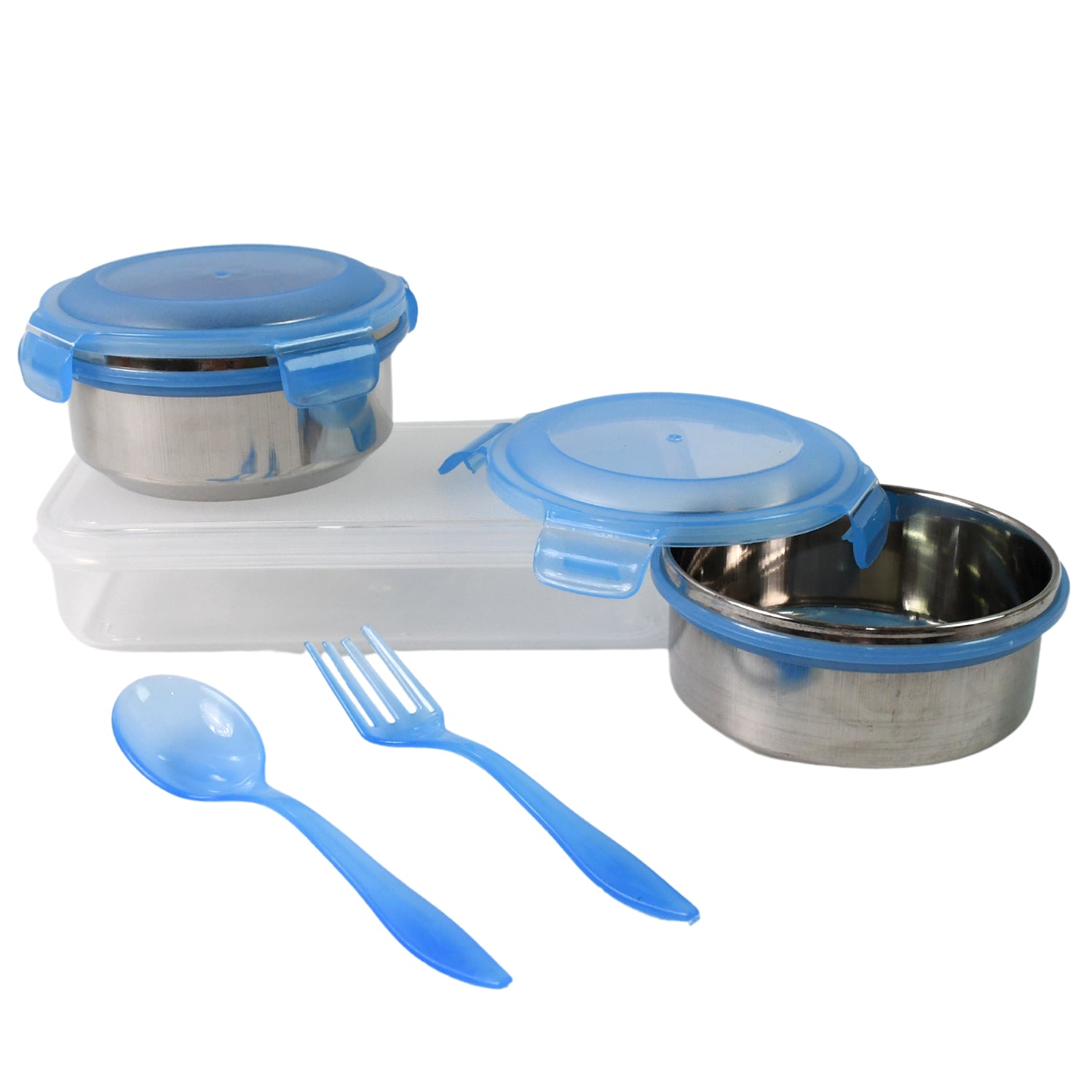 Sumo Lunch Box With Lunch Bag Plastic Lunch Box  Plastic Spoon Fork (2 Pc Set  With Lunch Box) Sumo Lunch Box With Lunch Bag Plastic Lunch Box  Plastic Spoon Fork (2 Pc Set  With Lunch Box)